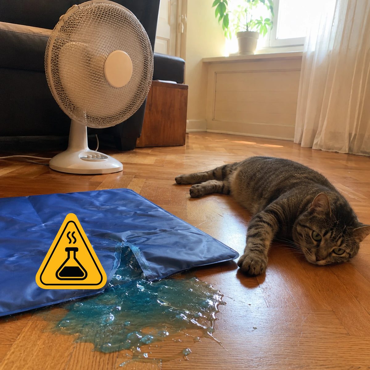 Deine Katze kann nicht schwitzen