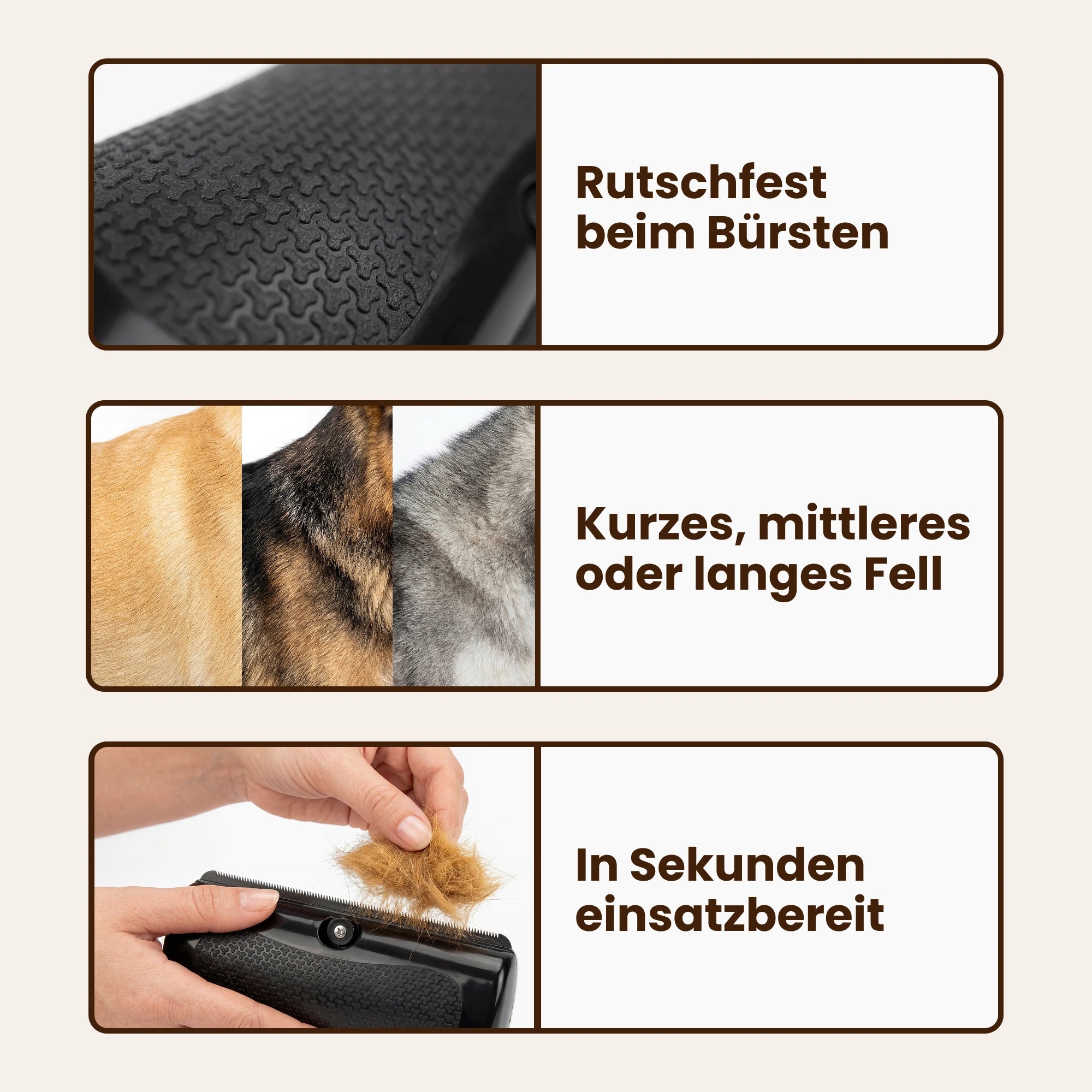 Unterwolle-Kamm