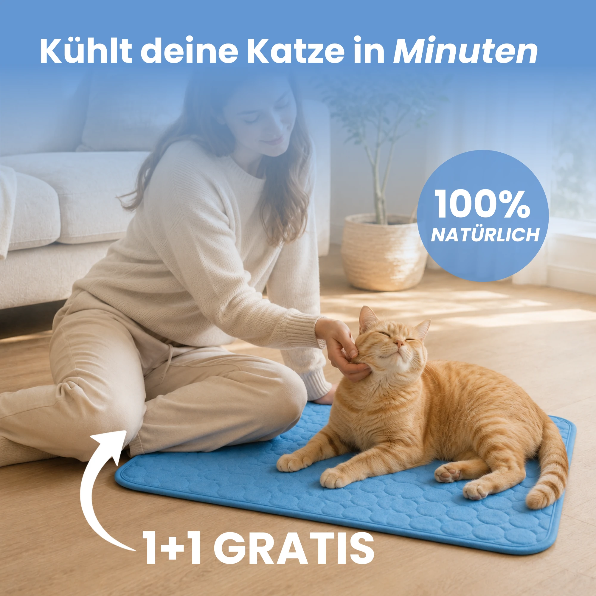 FellStern Kühlmatte für Katzen